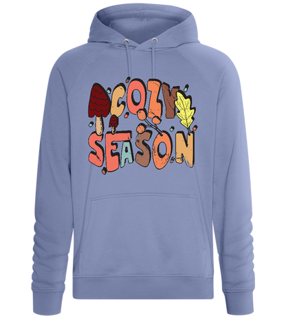 Autumn Cozy Season Design - Comfort unisex hoodie_BLUE_front