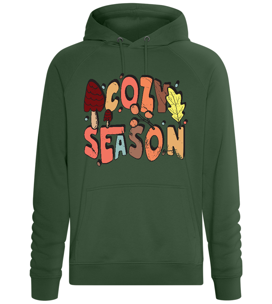 Autumn Cozy Season Design - Comfort unisex hoodie_GREEN BOTTLE_front