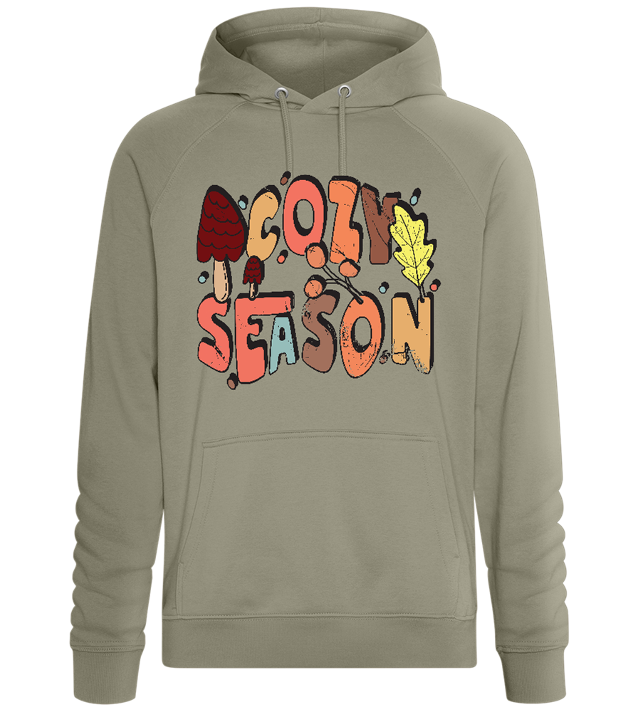 Autumn Cozy Season Design - Comfort unisex hoodie_KHAKI_front