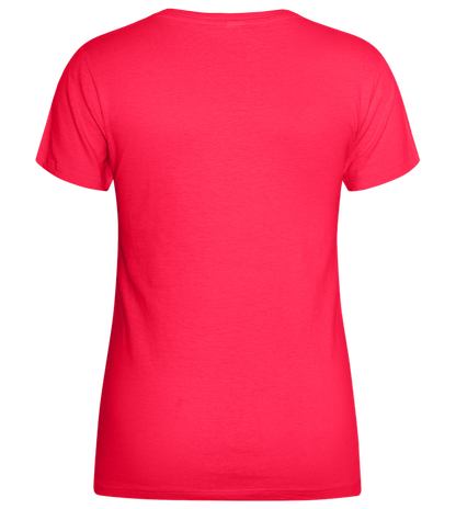 Love His D Design - Basic women's t-shirt_CORAL_back