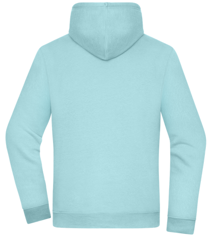 Interest is Coming Design - Premium Essential Unisex Hoodie_POOL BLUE_back