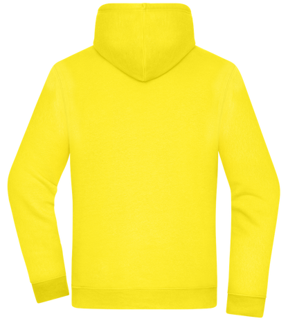 Interest is Coming Design - Premium Essential Unisex Hoodie_YELLOW_back