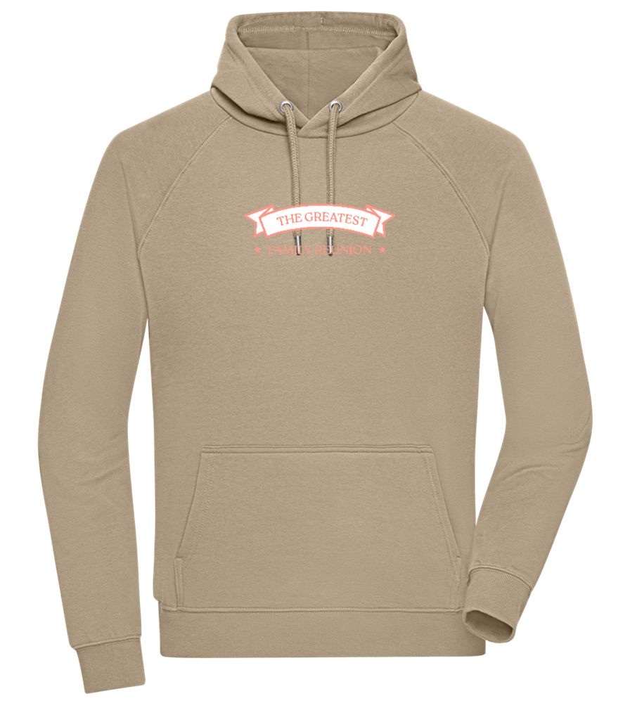 Greatest Family Reunion Design - Comfort unisex hoodie_KHAKI_front