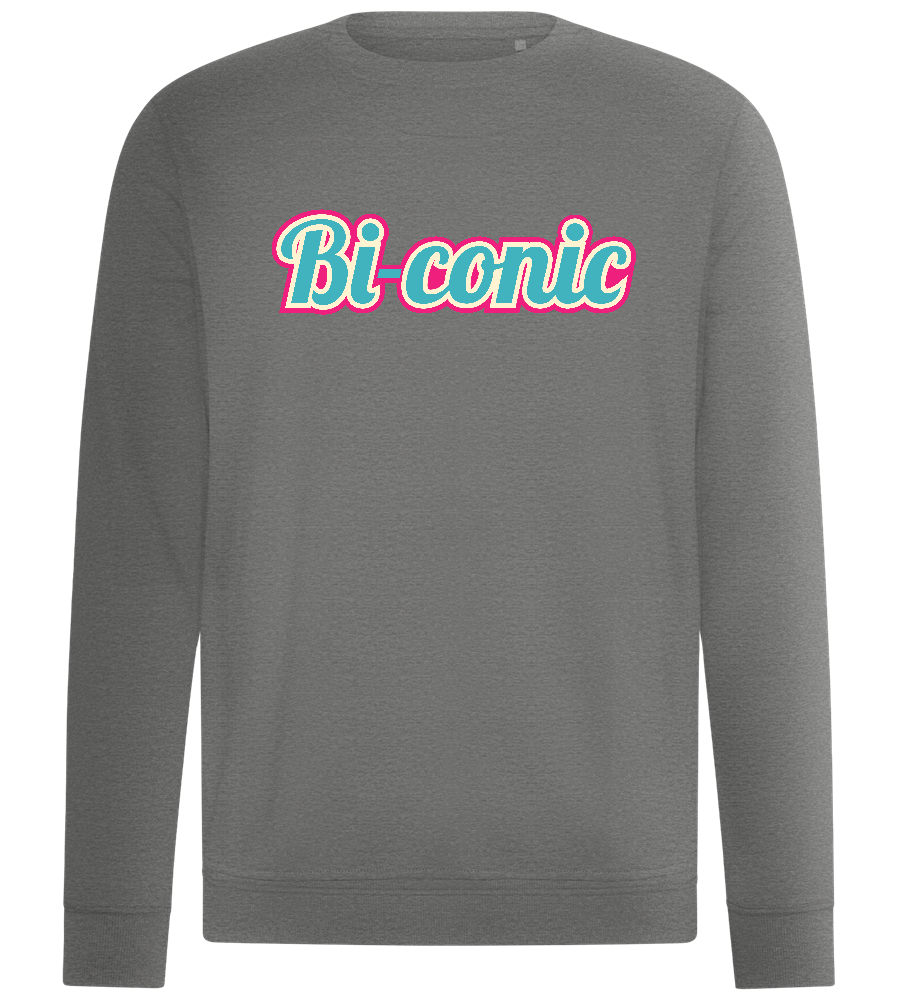 Bi conic Design - Comfort unisex sweater_ORION GREY II_front