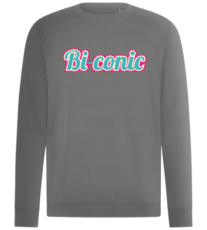 Bi conic Design - Comfort unisex sweater_ORION GREY II_front