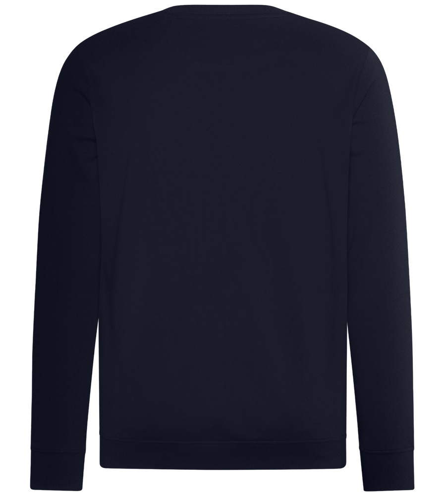 Bi conic Design - Comfort unisex sweater_FRENCH NAVY_back