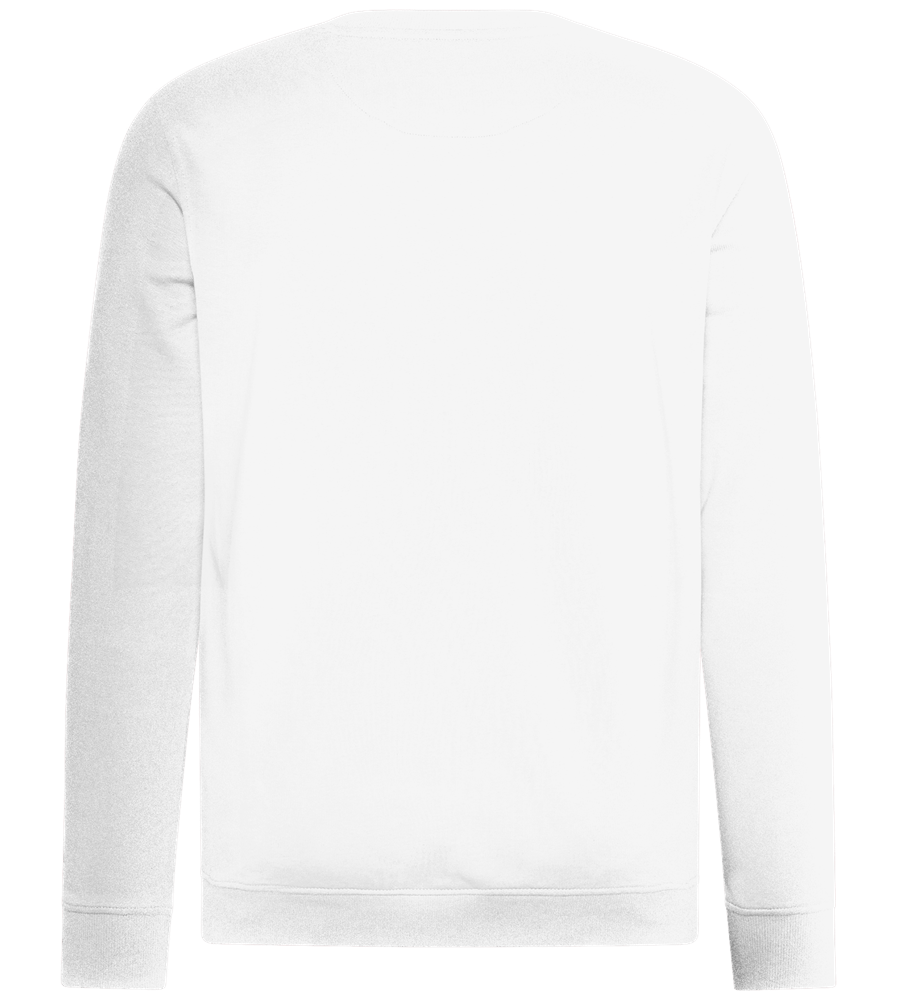 Bi conic Design - Comfort unisex sweater_WHITE_back