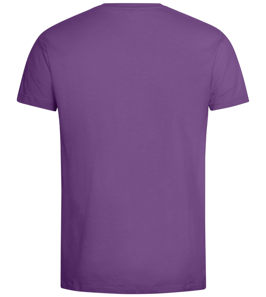 Skeleton's Brew Barrel Design - Premium men's t-shirt_LIGHT PURPLE_back