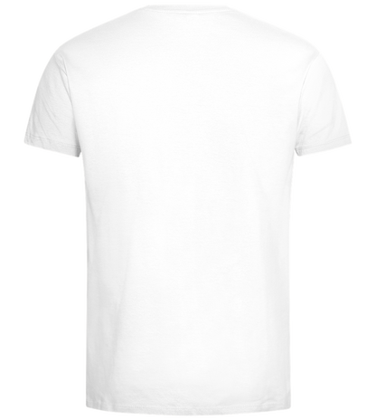 Skeleton's Brew Barrel Design - Premium men's t-shirt_WHITE_back