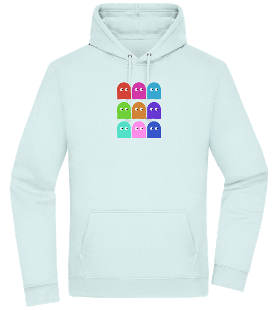 Classic Ghosts Design - Premium Essential Unisex Hoodie_ARCTIC BLUE_front