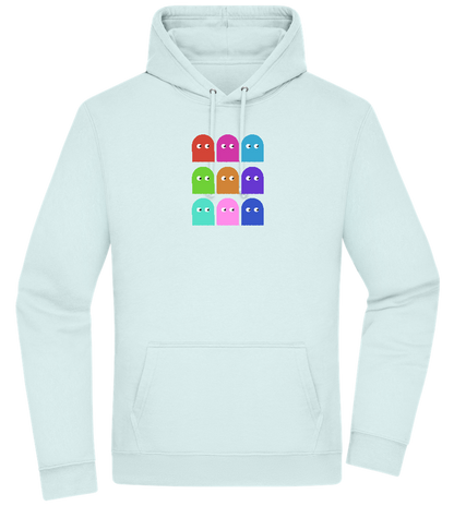 Classic Ghosts Design - Premium Essential Unisex Hoodie_ARCTIC BLUE_front