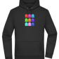 Classic Ghosts Design - Premium Essential Unisex Hoodie_BLACK_front