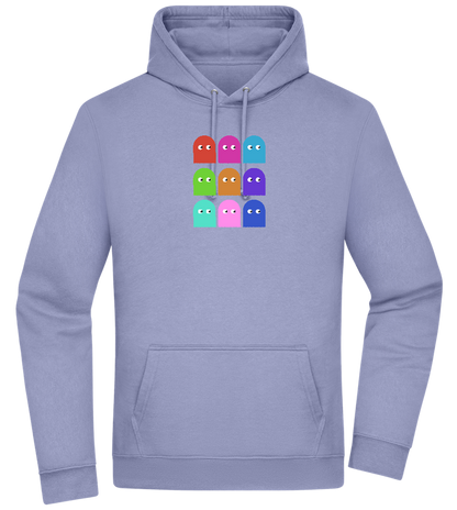 Classic Ghosts Design - Premium Essential Unisex Hoodie_BLUE_front