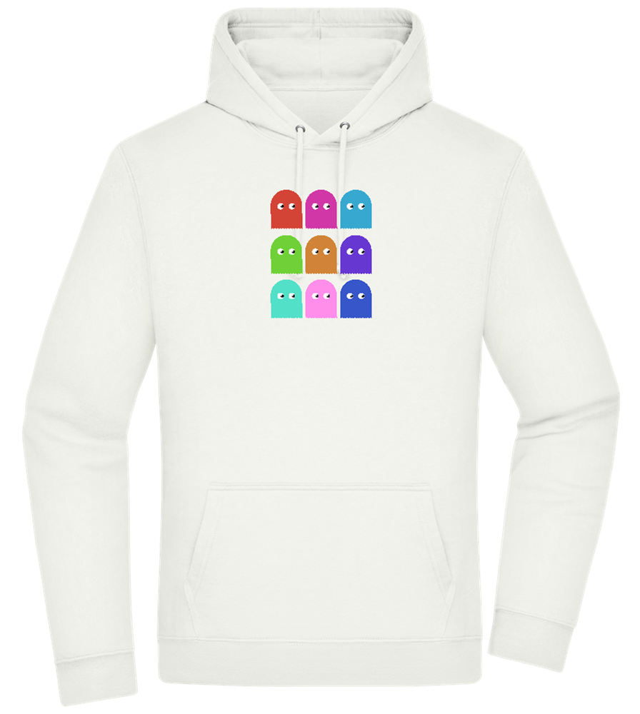 Classic Ghosts Design - Premium Essential Unisex Hoodie_CREAMY GREEN_front