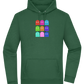 Classic Ghosts Design - Premium Essential Unisex Hoodie_GREEN BOTTLE_front