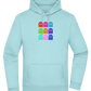 Classic Ghosts Design - Premium Essential Unisex Hoodie_POOL BLUE_front