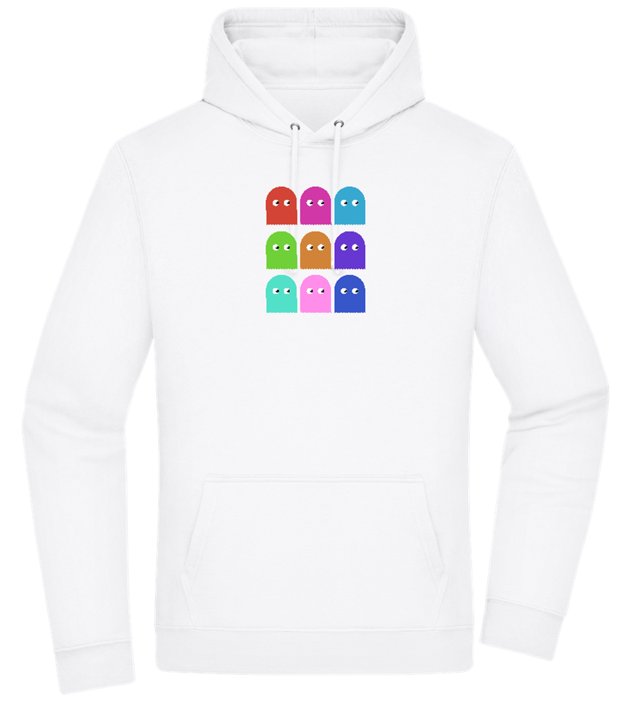 Classic Ghosts Design - Premium Essential Unisex Hoodie_WHITE_front