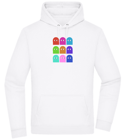 Classic Ghosts Design - Premium Essential Unisex Hoodie_WHITE_front