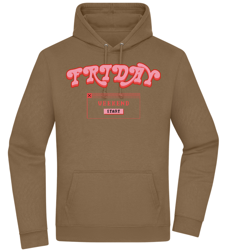 Friday Weekend Design - Premium Essential Unisex Hoodie_ARMY_front