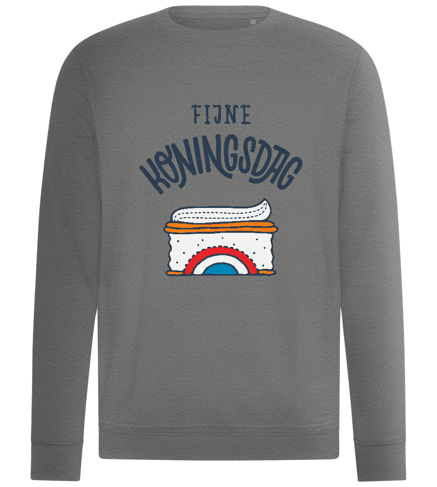 Koningsdag Tompouce Design - Comfort unisex sweater_ORION GREY II_front