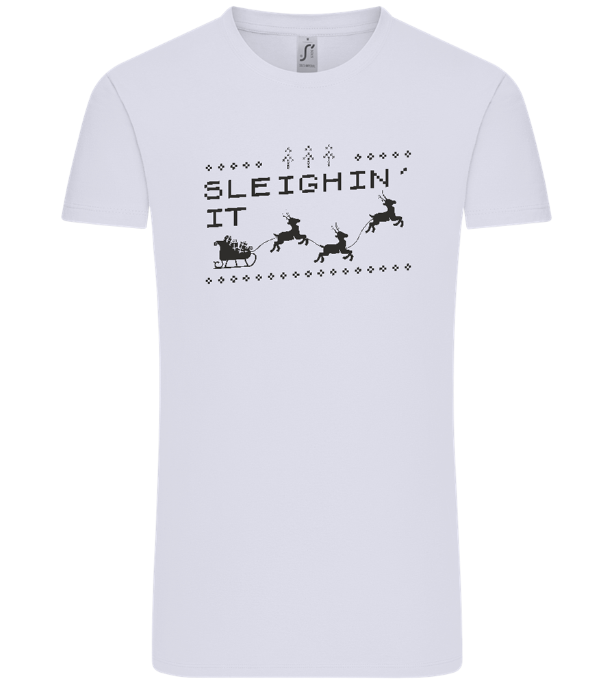 Sleighin' It Design - Comfort Unisex T-Shirt_LILAK_front