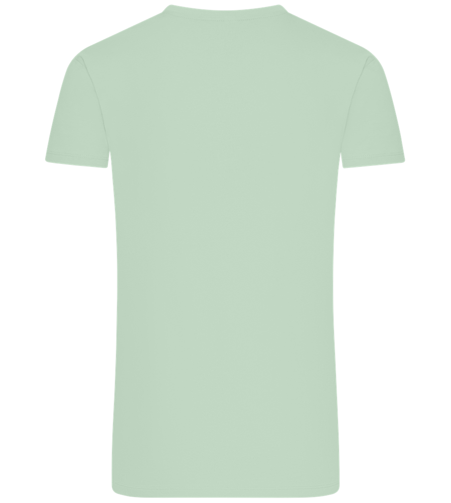 Sleighin' It Design - Comfort Unisex T-Shirt_ICE GREEN_back