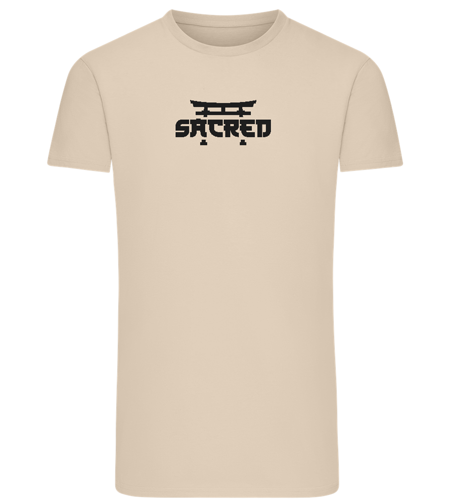 Sacred Torii Design - Comfort men's fitted t-shirt_SILESTONE_front