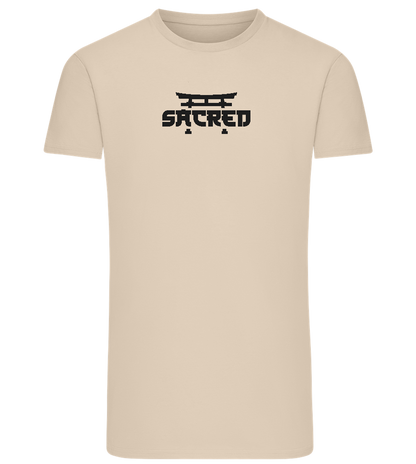 Sacred Torii Design - Comfort men's fitted t-shirt_SILESTONE_front