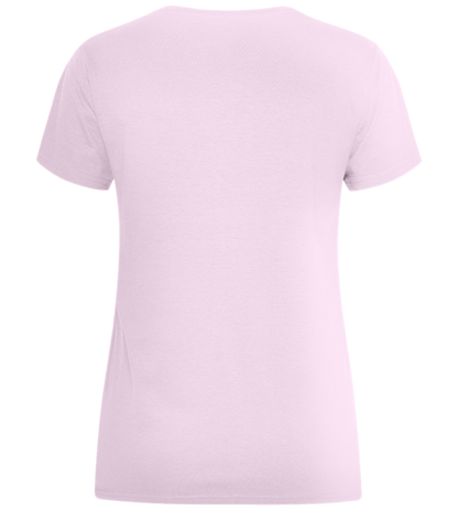 Car Garage Design - Comfort women's fitted t-shirt_LIGHT PINK_back