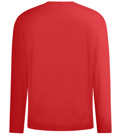 Koningsdag Oranje Fiets Design - Comfort men's long sleeve t-shirt_RED_back