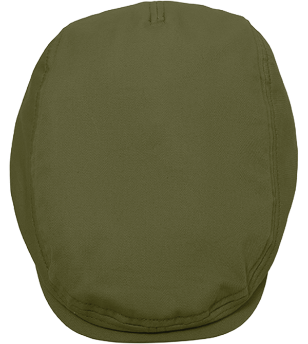 Classic Newsboy Cap_ARMY GREEN_front