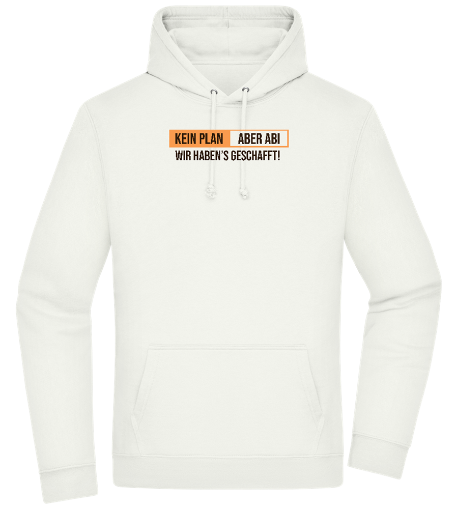 Kein Plan Aber Abi Design - Premium Essential Unisex Hoodie_CREAMY GREEN_front