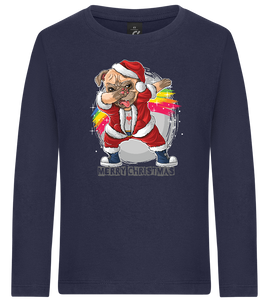 Christmas Dab Design - Premium kids long sleeve t-shirt