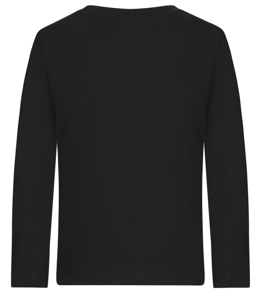 Christmas Dab Design - Premium kids long sleeve t-shirt_DEEP BLACK_back