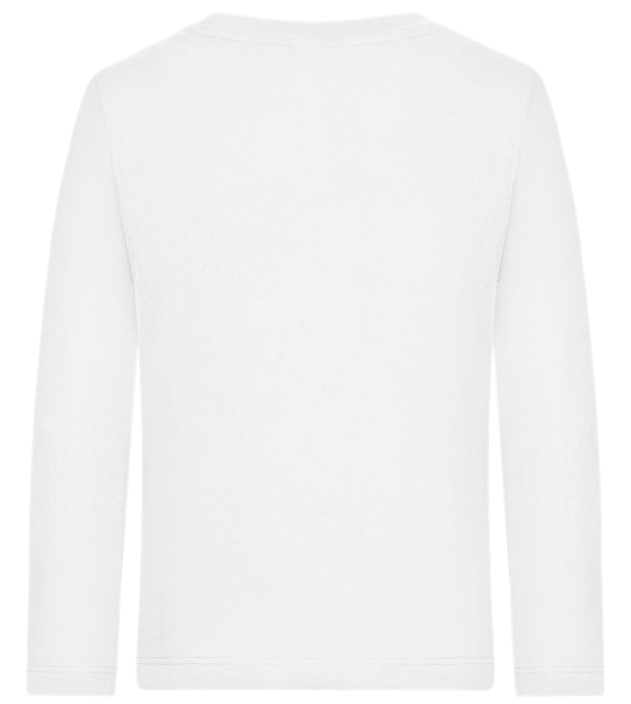 Christmas Dab Design - Premium kids long sleeve t-shirt_WHITE_back