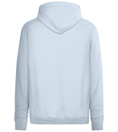 Under the Stars Design - Premium unisex hoodie_CREAMY BLUE_back