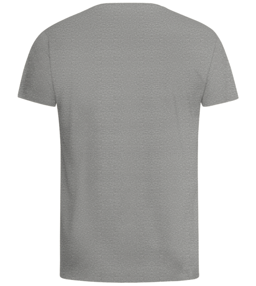 For Schnitzel Design - Comfort men's fitted t-shirt_ORION GREY_back