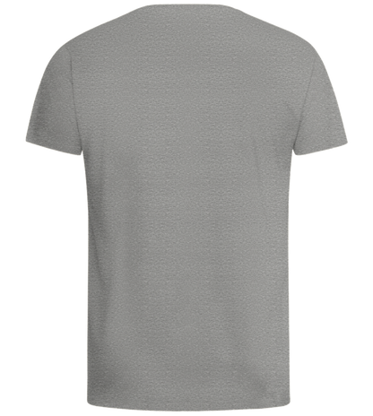 For Schnitzel Design - Comfort men's fitted t-shirt_ORION GREY_back