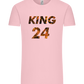 KING 24 Design - Comfort Unisex T-Shirt_CANDY PINK_front