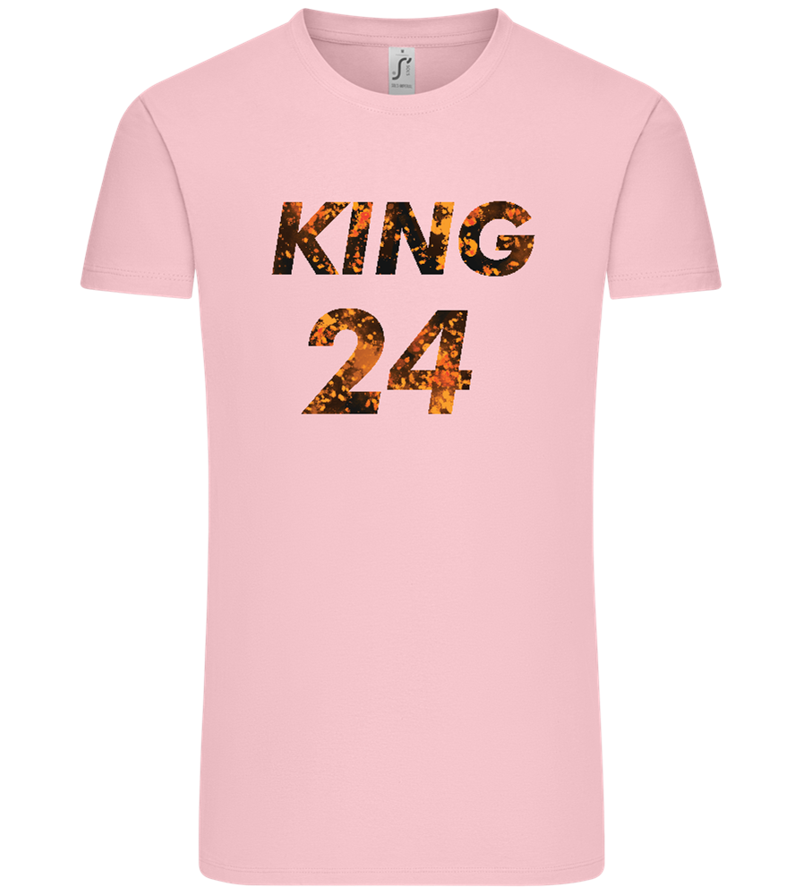 KING 24 Design - Comfort Unisex T-Shirt_CANDY PINK_front