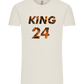 KING 24 Design - Comfort Unisex T-Shirt_ECRU_front