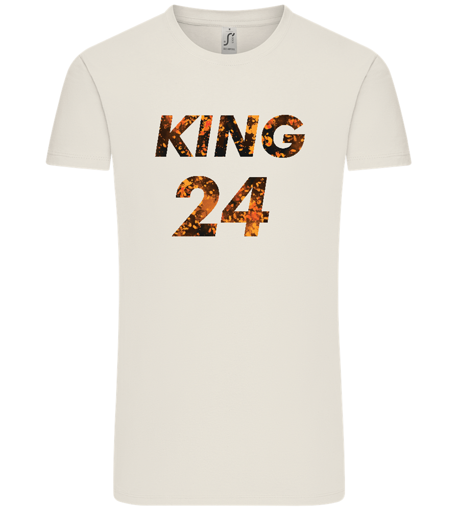 KING 24 Design - Comfort Unisex T-Shirt_ECRU_front