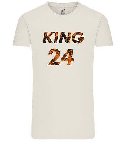 KING 24 Design - Comfort Unisex T-Shirt_ECRU_front