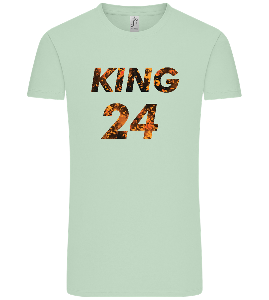 KING 24 Design - Comfort Unisex T-Shirt_ICE GREEN_front