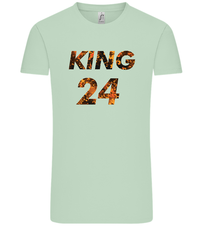 KING 24 Design - Comfort Unisex T-Shirt_ICE GREEN_front