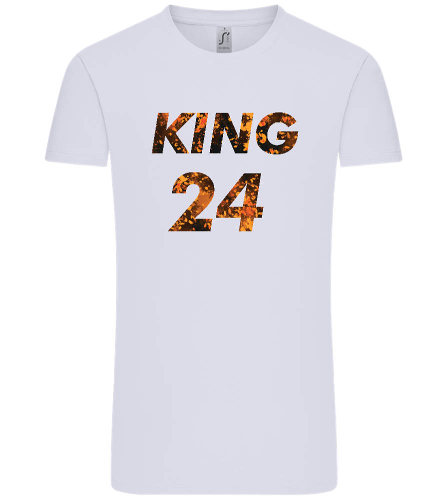 KING 24 Design - Comfort Unisex T-Shirt_LILAK_front