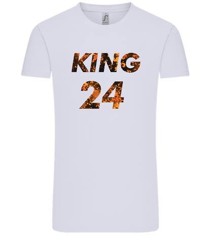 KING 24 Design - Comfort Unisex T-Shirt_LILAK_front