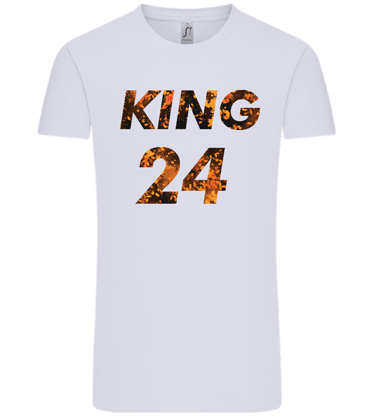 KING 24 Design - Comfort Unisex T-Shirt_LILAK_front