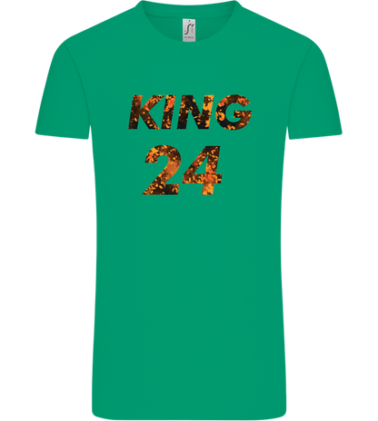 KING 24 Design - Comfort Unisex T-Shirt_SPRING GREEN_front