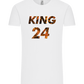 KING 24 Design - Comfort Unisex T-Shirt_WHITE_front